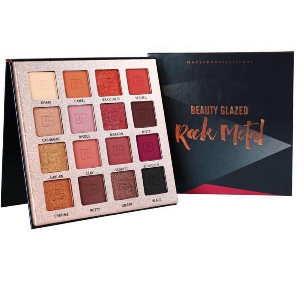 Beauty glazed makeup pallets nudes and pinks